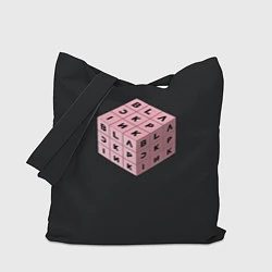 Сумка-шопер Black Pink Cube, цвет: 3D-принт