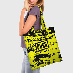 Сумка-шопер PUBG: Yellow Stained, цвет: 3D-принт — фото 2