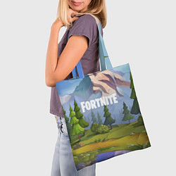 Сумка-шопер Fortnite: Forest View, цвет: 3D-принт — фото 2