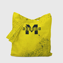 Сумка-шопер Metro Exodus: Yellow Grunge, цвет: 3D-принт