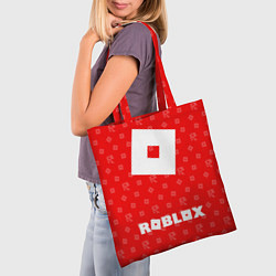 Сумка-шопер ROBLOX: Red Style, цвет: 3D-принт — фото 2