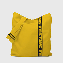 Сумка-шопер ASAP Rocky: Yellow Testing, цвет: 3D-принт