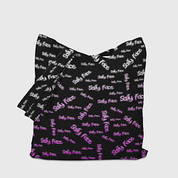Сумка-шопер Sally Face: Violet Pattern, цвет: 3D-принт