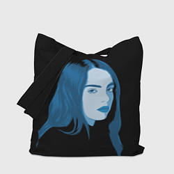 Сумка-шопер Billie Eilish: Blue Style, цвет: 3D-принт