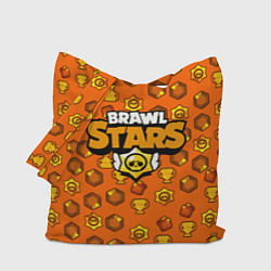 Сумка-шопер Brawl Stars: Orange Team, цвет: 3D-принт
