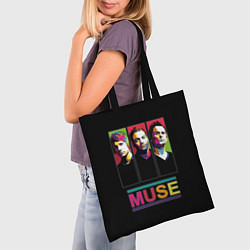 Сумка-шопер Muse pop-art, цвет: 3D-принт — фото 2