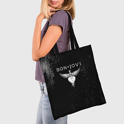 Сумка-шопер Bon Jovi, цвет: 3D-принт — фото 2