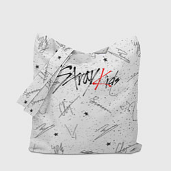 Сумка-шопер STRAY KIDS АВТОГРАФЫ, цвет: 3D-принт