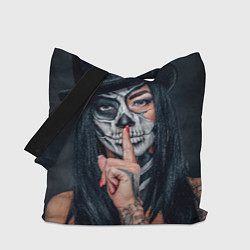 Сумка-шопер Девушка halloween, цвет: 3D-принт