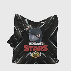 Сумка-шопер BRAWL STARS CROW, цвет: 3D-принт