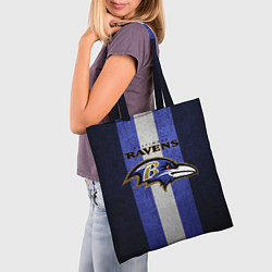 Сумка-шопер Baltimore Ravens, цвет: 3D-принт — фото 2
