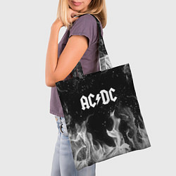 Сумка-шопер AC DC, цвет: 3D-принт — фото 2