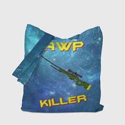 Сумка-шопер AWP killer, цвет: 3D-принт