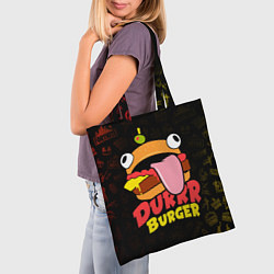 Сумка-шопер Fortnite Durrr Burger, цвет: 3D-принт — фото 2