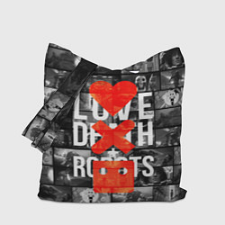 Сумка-шопер LOVE DEATH ROBOTS LDR, цвет: 3D-принт