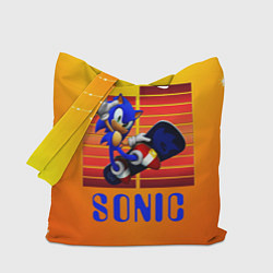 Сумка-шопер Sonic - Соник, цвет: 3D-принт