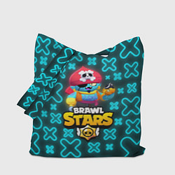 Сумка-шопер Brawl Stars Pirate Gene, цвет: 3D-принт