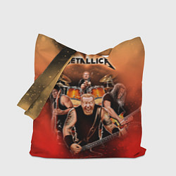 Сумка-шопер Metallica, цвет: 3D-принт