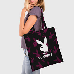 Сумка-шопер PLAYBOY, цвет: 3D-принт — фото 2
