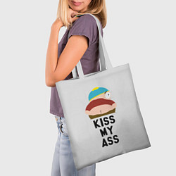 Сумка-шопер Kiss My Ass, цвет: 3D-принт — фото 2