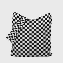 Сумка-шопер Шахматка мелкая, цвет: 3D-принт