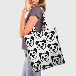 Сумка-шопер Panda, цвет: 3D-принт — фото 2