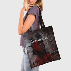 Сумка-шопер Bloodborne, цвет: 3D-принт — фото 2