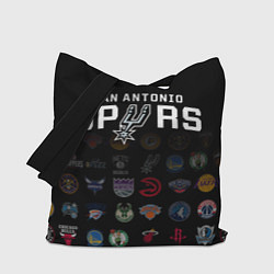 Сумка-шопер San Antonio Spurs 2, цвет: 3D-принт