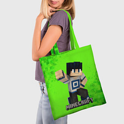Сумка-шопер MINECRAFT, цвет: 3D-принт — фото 2