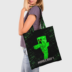 Сумка-шопер MINECRAFT CREEPER, цвет: 3D-принт — фото 2