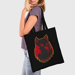 Сумка-шопер Wolf Logo, цвет: 3D-принт — фото 2