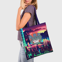 Сумка-шопер HOTLINE MIAMI, цвет: 3D-принт — фото 2