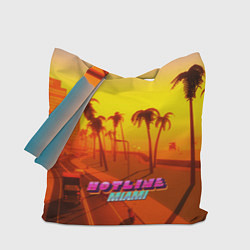 Сумка-шопер HOTLINE MIAMI, цвет: 3D-принт