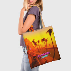 Сумка-шопер HOTLINE MIAMI, цвет: 3D-принт — фото 2