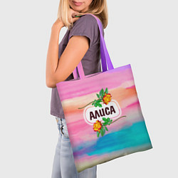 Сумка-шопер Алиса, цвет: 3D-принт — фото 2