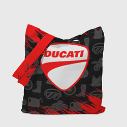 Сумка-шопер DUCATI 2, цвет: 3D-принт