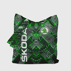 Сумка-шопер SKODA, цвет: 3D-принт