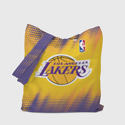 Сумка-шопер Los Angeles Lakers, цвет: 3D-принт