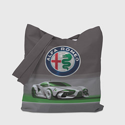 Сумка-шопер Alfa Romeo motorsport, цвет: 3D-принт