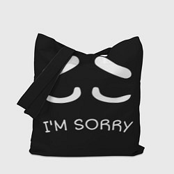 Сумка-шопер Sorry not sorry, цвет: 3D-принт