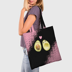 Сумка-шопер Авокадо, цвет: 3D-принт — фото 2
