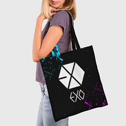 Сумка-шопер EXO BAND цвета 3D-принт — фото 2
