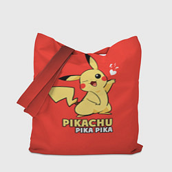 Сумка-шопер Pikachu Pika Pika, цвет: 3D-принт