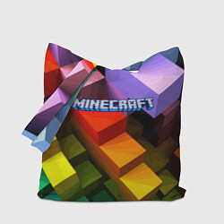 Сумка-шопер Minecraft - pattern, цвет: 3D-принт