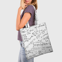 Сумка-шопер Мама,я математик!, цвет: 3D-принт — фото 2