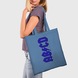 Сумка-шопер ABCD пародия на ACDC, цвет: 3D-принт — фото 2