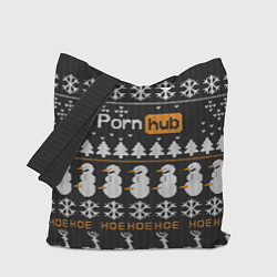Сумка-шопер Christmas PornHub, цвет: 3D-принт