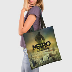 Сумка-шопер Metro logo, цвет: 3D-принт — фото 2