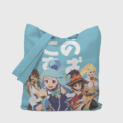 Сумка-шопер KonoSuba, цвет: 3D-принт