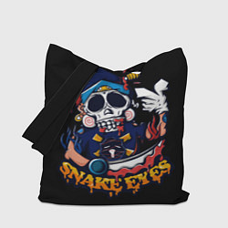 Сумка-шопер Skull Snake Eyes, цвет: 3D-принт